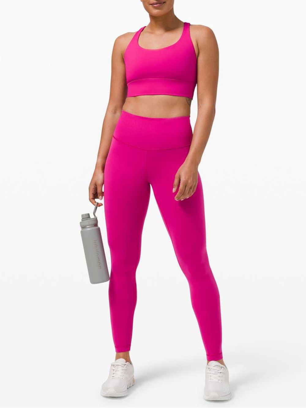 NWT Lululemon Energy Bra Long Line Medium Support Size 8 in Ripened Raspberry - Picture 14 of 14